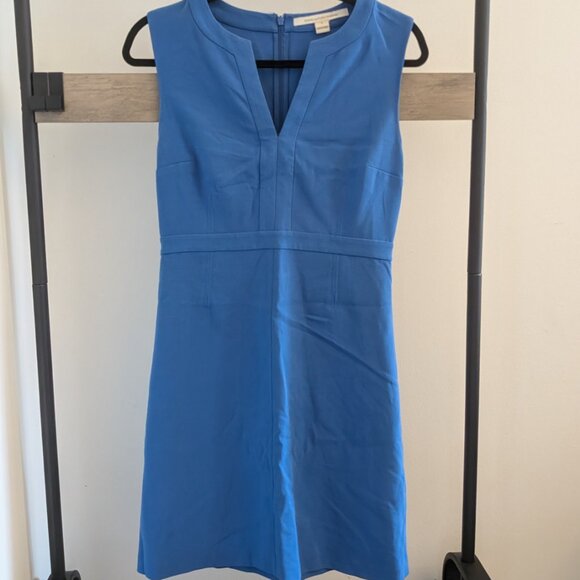 Blue Diane Von Furstenberg "Fleur" Sheath Dress - Picture 1 of 7